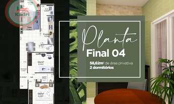 Imagem 6: Apartamento com 2 dormitórios à venda, 58 m² por R$ 296.000,00 - Caiçara - Praia Grande/SP