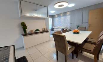 Imagem 7: Apartamento 3/4 Sendo 2 Suite, Closet, Semi- Mobiliado Para Venda No Cond. Bossa Nova Capi