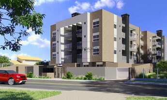 Imagem 5: Apartamento à venda em Curitiba, com uma suíte e um quarto simples, sala de estar/jantar