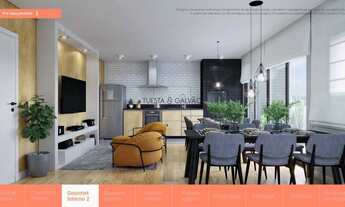 Imagem 4: Apartamento à venda em Curitiba, contando com 2 suítes, uma sala de estar/jantar, cozinha