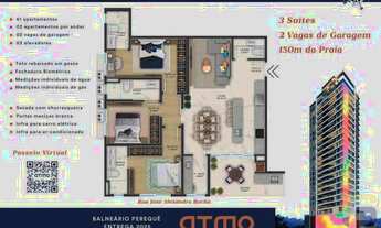 Imagem 3: Apartamento 3 dormitórios para Venda em Porto Belo, Balneário Perequê, 3 dormitórios, 3 su