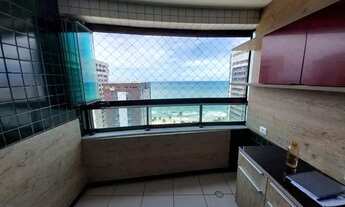 Imagem 4: 50m da praia!! Alugo exc apartamento 3qts 2sts 2 vagas. Nascente. Armários. Vista mar