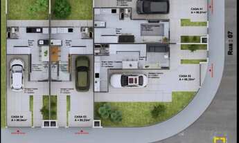 Imagem 6: Sobrado novo para venda com 3 quartos, sendo 1 suíte no bairro Forquilhas, São José/SC