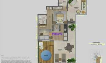 Imagem 6: Apartamento com 1 dormitório à venda, 36 m² por R$ 720.000,00 - Piratininga - Niterói/RJ