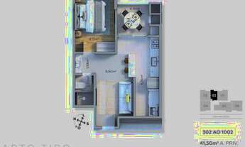 Imagem 6: Apartamento residencial para venda, São Francisco, Curitiba - AP9556