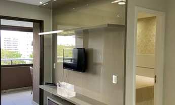 Imagem 3: MOBILIADO E DECORADO - Apartamento P/aluguel 1 Quarto com 47m2 em Alphaville I