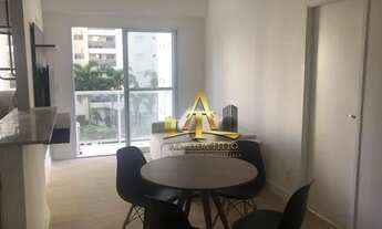 Imagem 3: Apartamento com 1 dormitório para alugar, 50 m² -Mobiliado Alphaville Industrial - Baruer