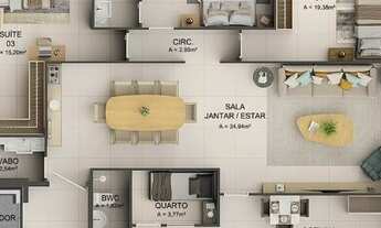 Imagem 6: Lançamento na Península, 3 e 4 Suítes, 3 Vagas, Marina Península