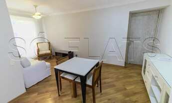 Imagem 2: Flat disponível para locação na Vila Nova Conceição totalmente equipado para sua estadia