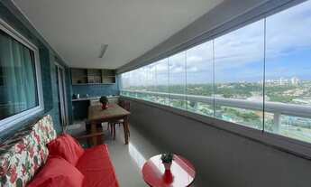 Imagem 4: Apartamento em Patamares, 1/4 mobiliado, varanda gourmet, andar - Salvador - BA