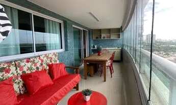 Imagem 6: Apartamento em Patamares, 1/4 mobiliado, varanda gourmet, andar - Salvador - BA