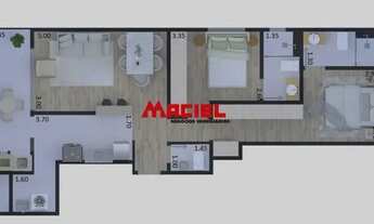 Imagem 4: Apartamento Padrão em Taubaté