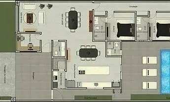 Imagem 5: Casa com 3 Suítes Santorini - Paulínia