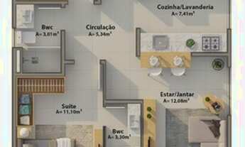 Imagem 4: Apartamento com 1 Dormitório + 1 Suíte em Itacolomi - Balneário Piçarras-SC