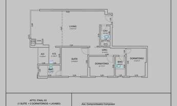 Imagem 2: Apartamento para Venda no bairro Fazenda em Itajaí, 3 quartos sendo 1 suíte, 1 vaga, Sem M