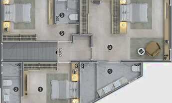 Imagem 2: Casa Alto Padrão à venda no Jardim Nova Cachoeira no Norte da Ilha em Florianópolis/SC com