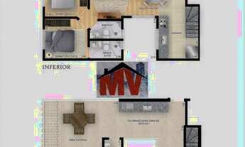 Imagem 6: Cobertura, 82,96m2, à venda em Santo André