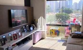 Imagem 6: Apartamento no Brooklin, vista livre, 85m², varanda fechada com vidros, sala para dois amb