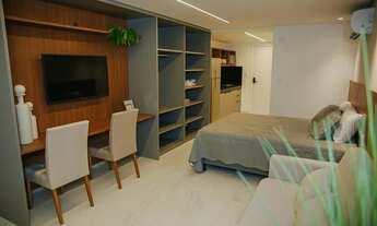 Imagem 6: Flat Pé na Areia Tipo Studio, Loft com Varanda, Abaixo do Preço de Mercado, Unity