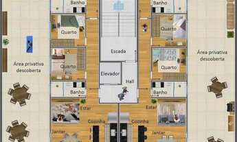 Imagem 4: Apartamento à venda no bairro Diamante de 3 quartos