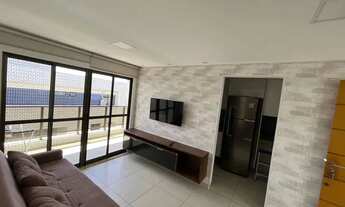 Imagem 2: Alugo apartamento mobiliado a 30m do mar no Bessa, 02 quartos, R$ 2.500,00