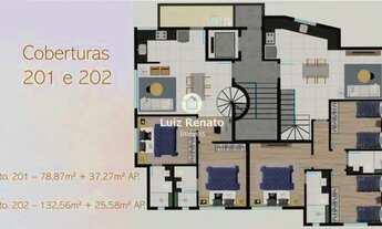 Imagem 5: Área privativa no Santa Lúcia, com 3 quartos sendo 1 suite e 2 vagas de garagem