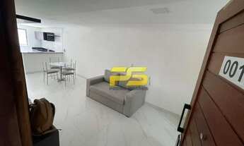 Imagem 1: Apartamento com 1 dormitório para alugar, 47 m² por R$ 3.000,00/mês - Cabo Branco - João P