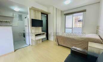 Imagem 1: Exclusivo: Studio 35m² andar alto, mobiliado, com sacada e vaga de garagem no Centro