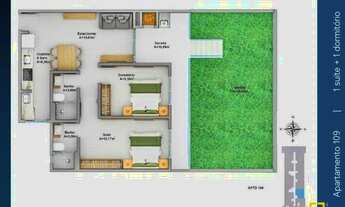 Imagem 3: Apartamento Garden - 2 dormitórios, sendo 1 suíte - 1 vaga - Ingleses norte - Florianópoli