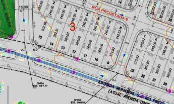 Imagem 5: Área em Rio Preto na Avenida Danilo Galeazzi - Quadra inteira