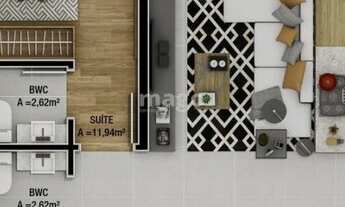 Imagem 2: Apartamento para Venda no bairro Praia Brava em Itajaí, 2 quartos sendo 1 suíte, 1 vaga, S