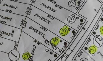 Imagem: Terreno residencial de 515,65 m² - meralda
