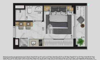 Imagem 4: Apartamento tipo Studio à venda na República