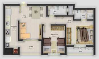 Imagem 3: Apartamento à venda, São Francisco de Assis, Camboriú, SC