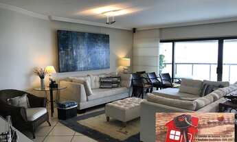 Imagem 3: Apartamento vista mar tortugas guaruja 4 suites enseada 224 m2 2 vagas parque enseada cod