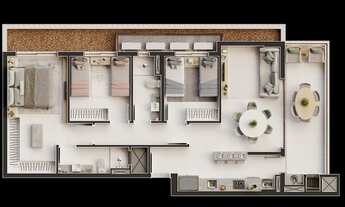 Imagem 4: Apartamento 3 Quartos, 1 Suíte à venda, 107 m² por R$ 1.490.000 - Centro - Balneário Piçar