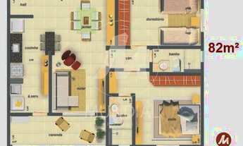 Imagem 2: Apartamento (tipo - padrao) 2 dormitórios, portaria 24hs, espaço gourmet, salão de festa