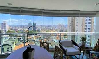 Imagem 7: Apartamento na Mooca com 127m2 com 3 dormitórios, sendo 3 suítes, 4 banheiros varanda gour