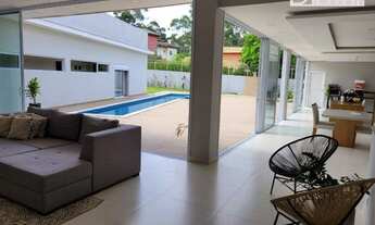 Imagem 4: Casa com 4 dormitórios à venda, 426 m² por R$ 1.650.000 - Condomínio Residencial Ibirapuer