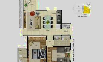 Imagem 3: Área privativa 2 quartos