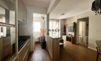 Imagem 4: 2 DORMITÓRIOS SENDO 1 SUÍTE - VAGA DE GARAGEM LIVRE - SEMI MOBILIADO