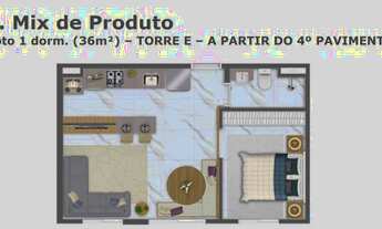 Imagem 5: Em obras Studio 36m², excelente localização com lazer completo- Jardim Ibirapuera, Campina