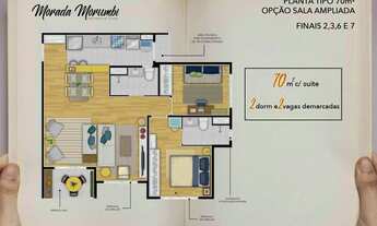 Imagem 6: Pronto Para Morar Apartamento com 70m², 3 quartos em Santa Terezinha - Paulínia - SP