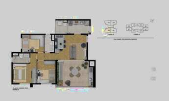 Imagem 5: Apartamento para venda com 90 metros quadrados com 3 quartos