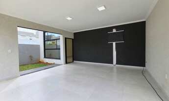 Imagem 3: Linda casa nova 100 térrea, com projeto moderno, 3 dormitórios sendo 1 suíte e espaço gour