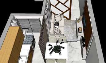 Imagem 6: Cobertura com 2 dormitórios à venda, 96 m² por R$ 320.000,00 - Parque Oratório - Santo And