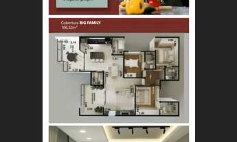 Imagem 5: Apartamento para venda possui 72 metros quadrados com 2 quartos