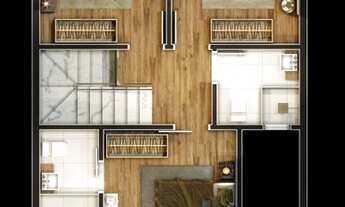 Imagem 6: Sobrado com 3 dormitórios à venda, 97 m² por R$ 430.000,00 - Praia de Ubatuba - São Franci