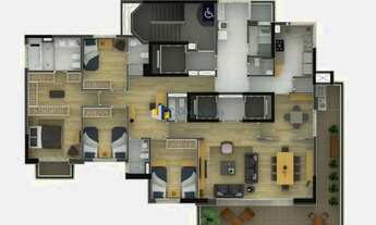 Imagem 6: Apartamento alto padrão novo com 4 dormitórios