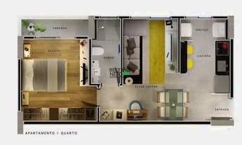 Imagem 2: Apartamento à venda, 1 quarto, 1 suíte, 2 vagas, Buritis - Belo Horizonte/MG